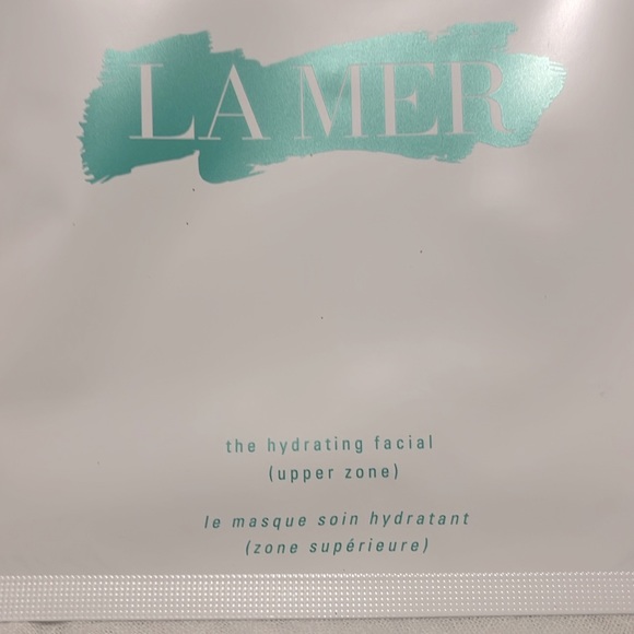 La Mer Hydrating Facial Sheet Mask x2 Set (Upper & Lower Face) 🌊✨ - Picture 3 of 6